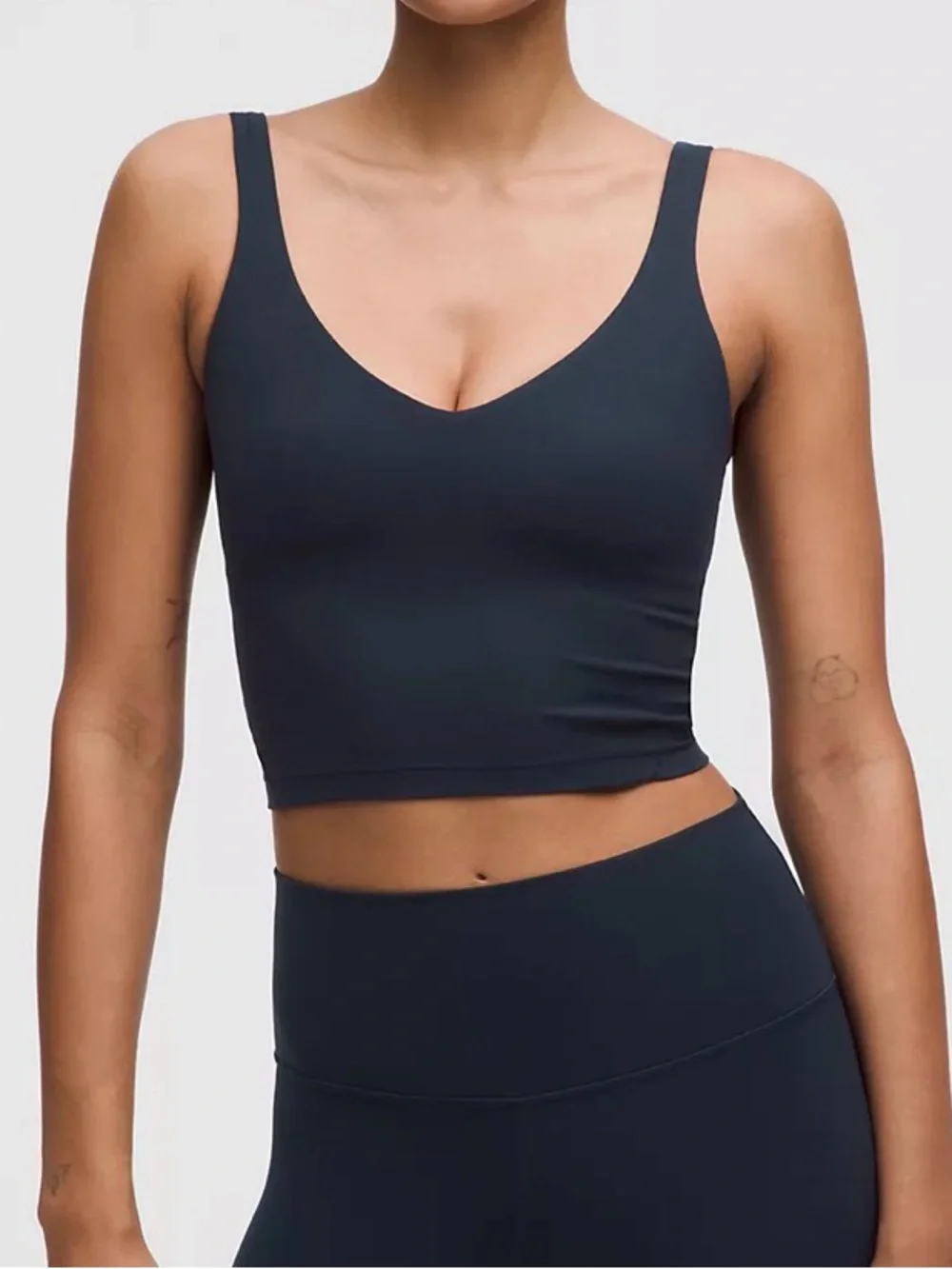 lululemon athletica V-Neck Crop Tank